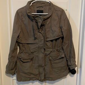 Banana Republic Green Twill Green Army Jacket. Size small